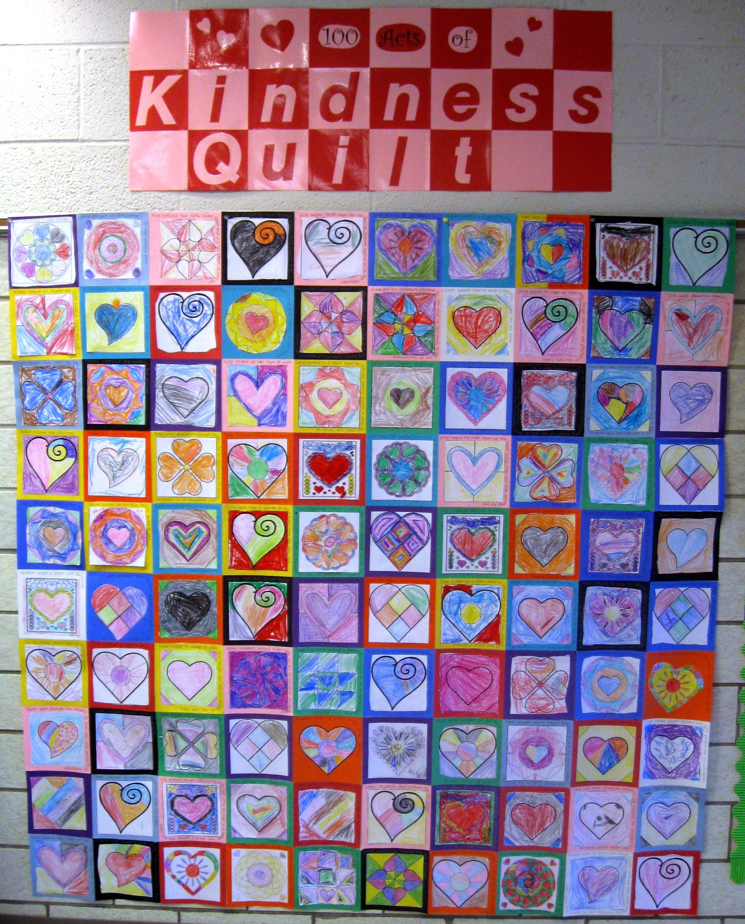 Acts of kindness quilt