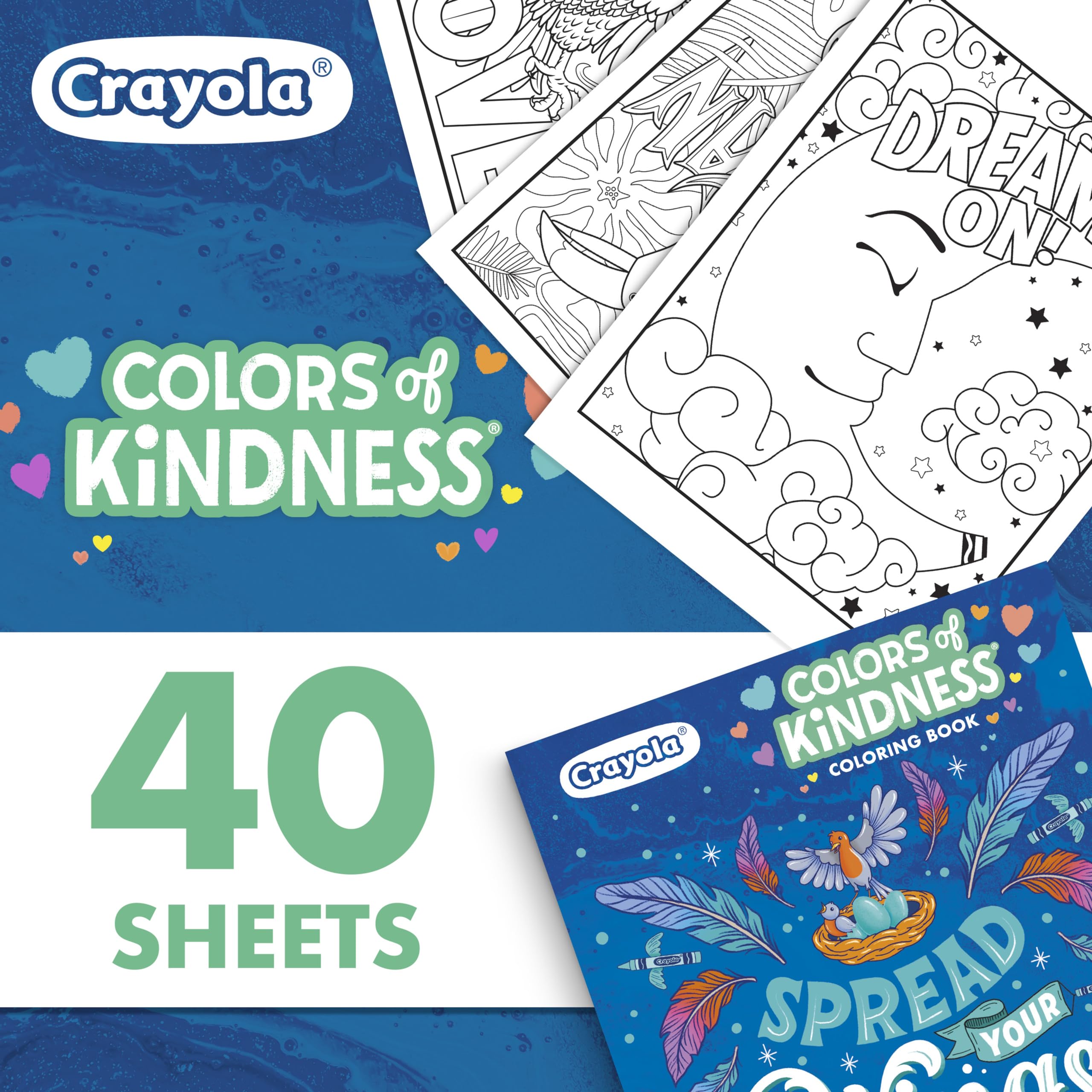 Crayola coloring book colors of kindness gift adult coloring pages everything else