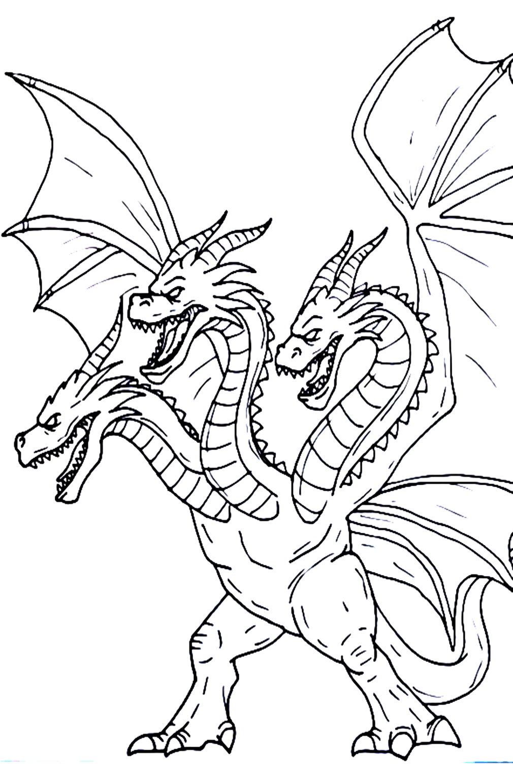 King ghidorah coloring pages