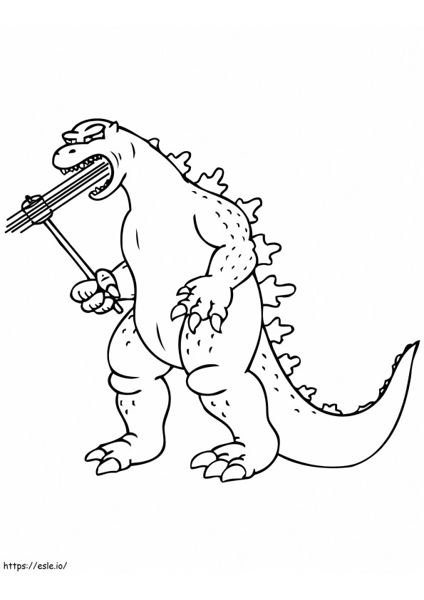 Godzilla coloring coloring pages