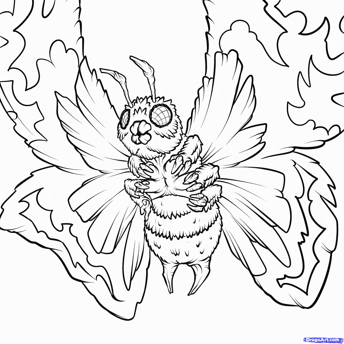 Free godzilla coloring pages