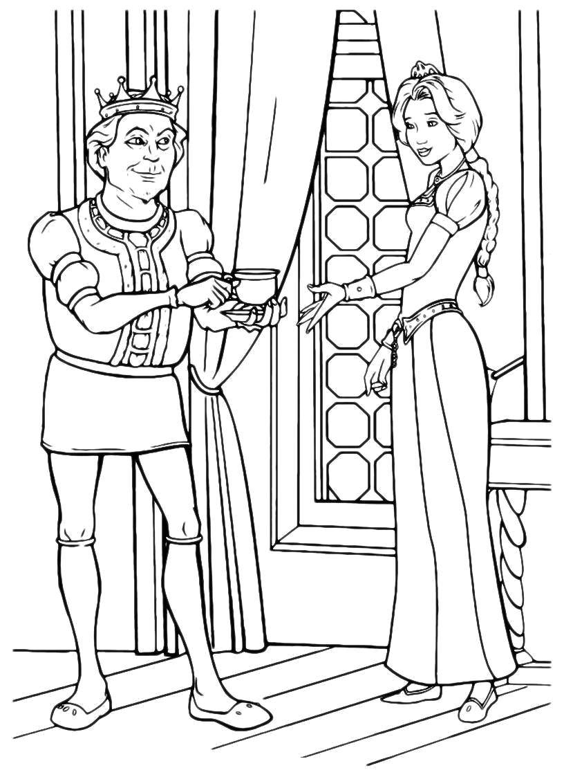 Online coloring pages queen coloring the king and queen the king and queen