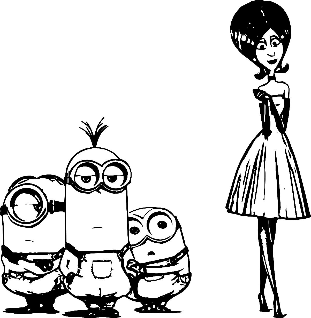 Minion coloring pages printable for free download