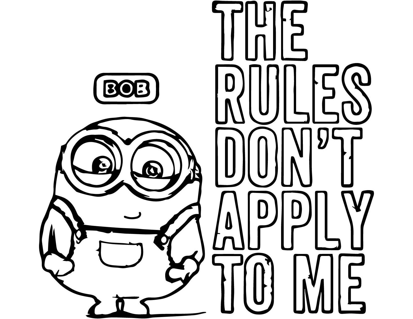 Free minions coloring pages bob download free minions coloring pages bob png images free cliparts on clipart library