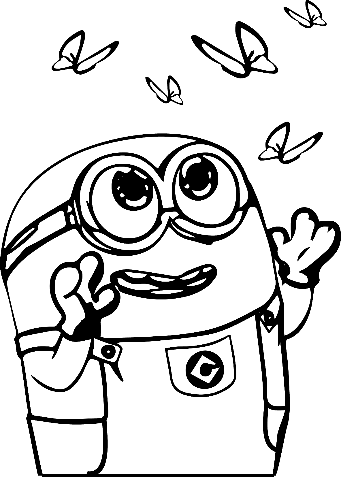 Minion coloring pages