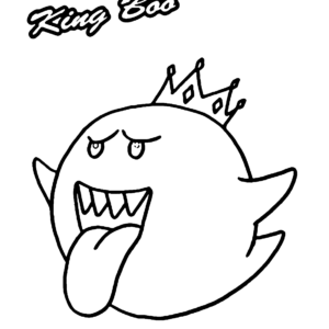 King boo coloring pages printable for free download