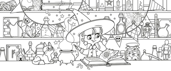 Thousand coloring page witch royalty