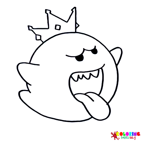 King boo coloring pages