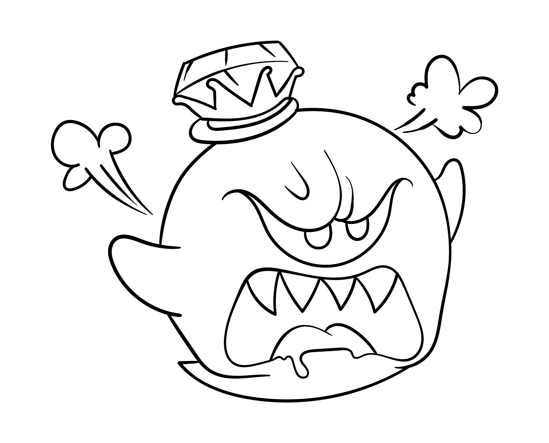 Best king boo coloring pages printable pdf for free at