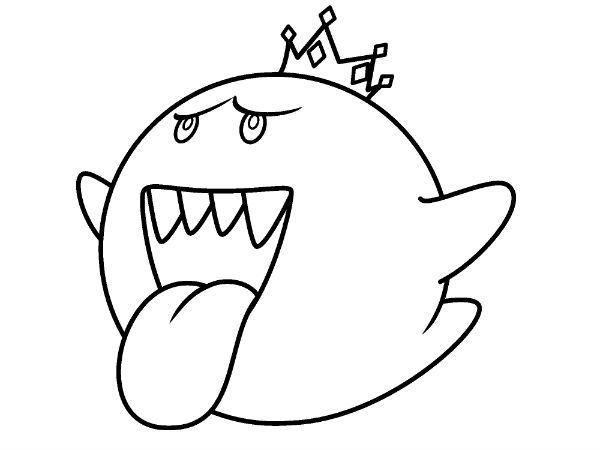 Mario brothers coloring pages king boo mario coloring pages super mario coloring pages coloring pages