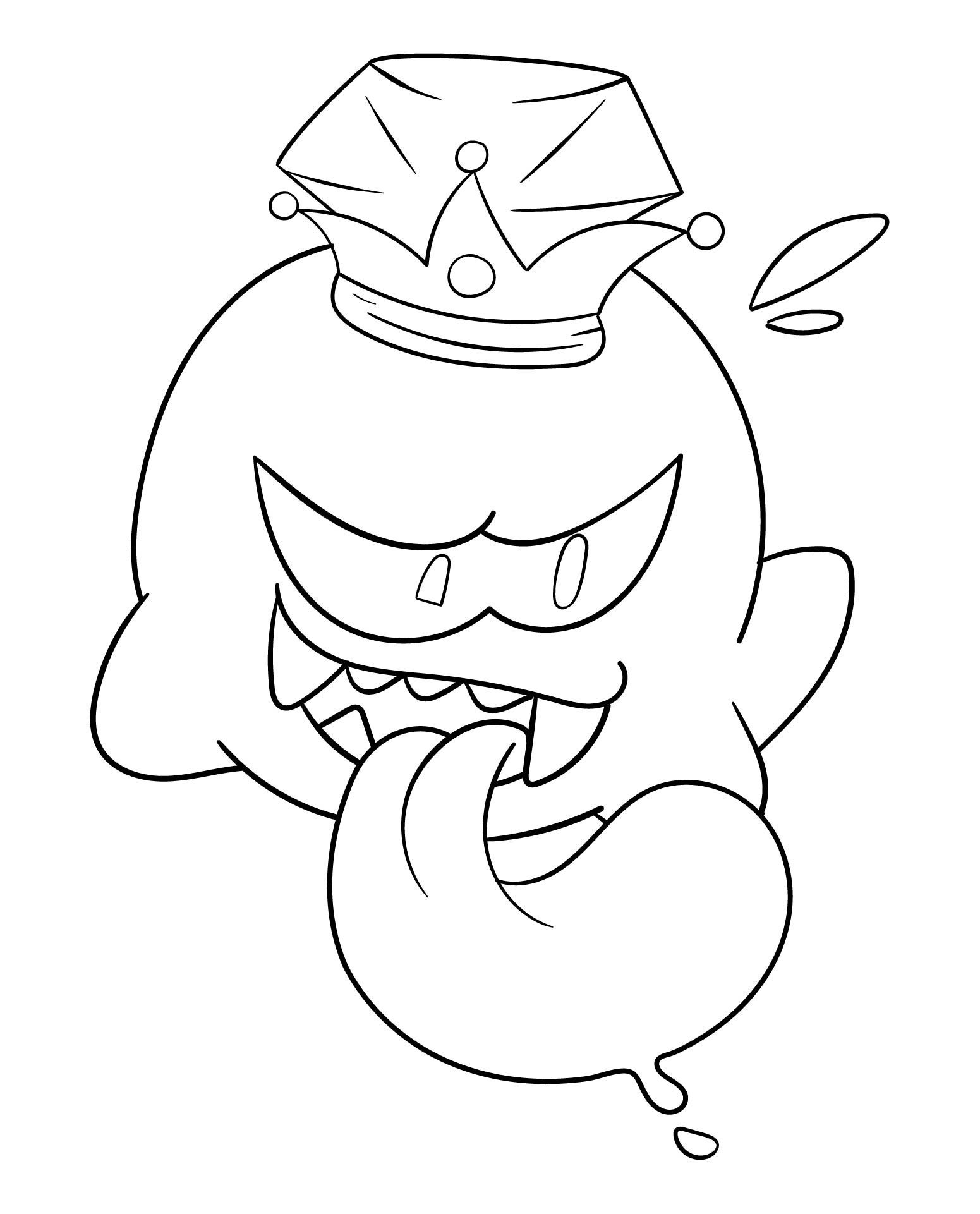 Best king boo coloring pages printable pdf for free at