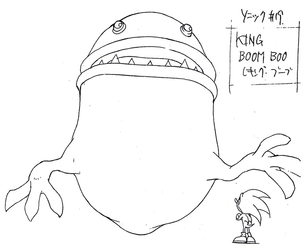 Sonic the hedgeblog on x artwork of king boom boo from abelmunizjrs scans of the sonic x model sheets httpstcozwslfezwz httpstcoqskwjgrqal x