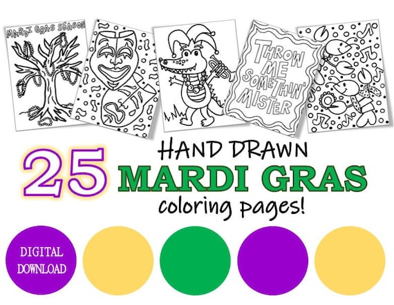 Mardi gras coloring pages mardi gras activity sheets mardi gras party activity for kids coloring sheets for kids new orleans coloring