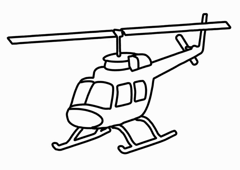 Helicopter coloring pages printable for free download