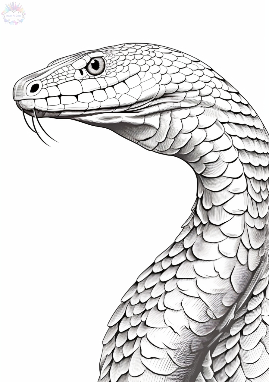 Snake coloring pages