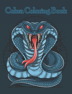 Cobra coloring book snakes coloring book v for toddlers preschoolers