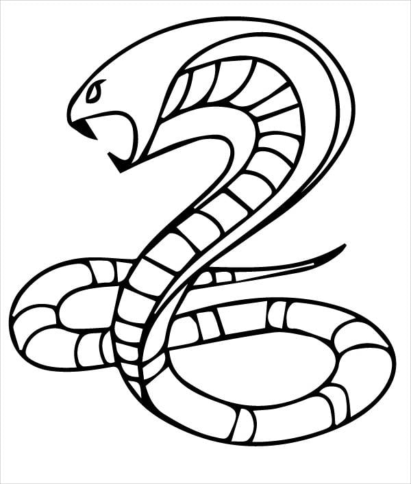 Snake coloring pages