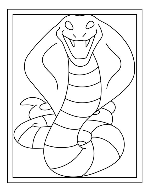 Buy printable snake coloring pages online in india