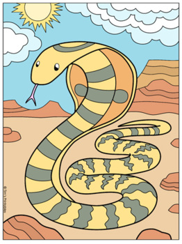 King cobra coloring page