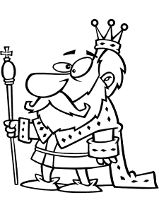 King coloring pages and printable activities