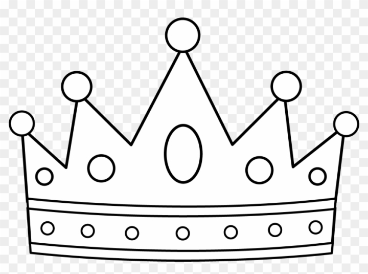 Free royal crown coloring page