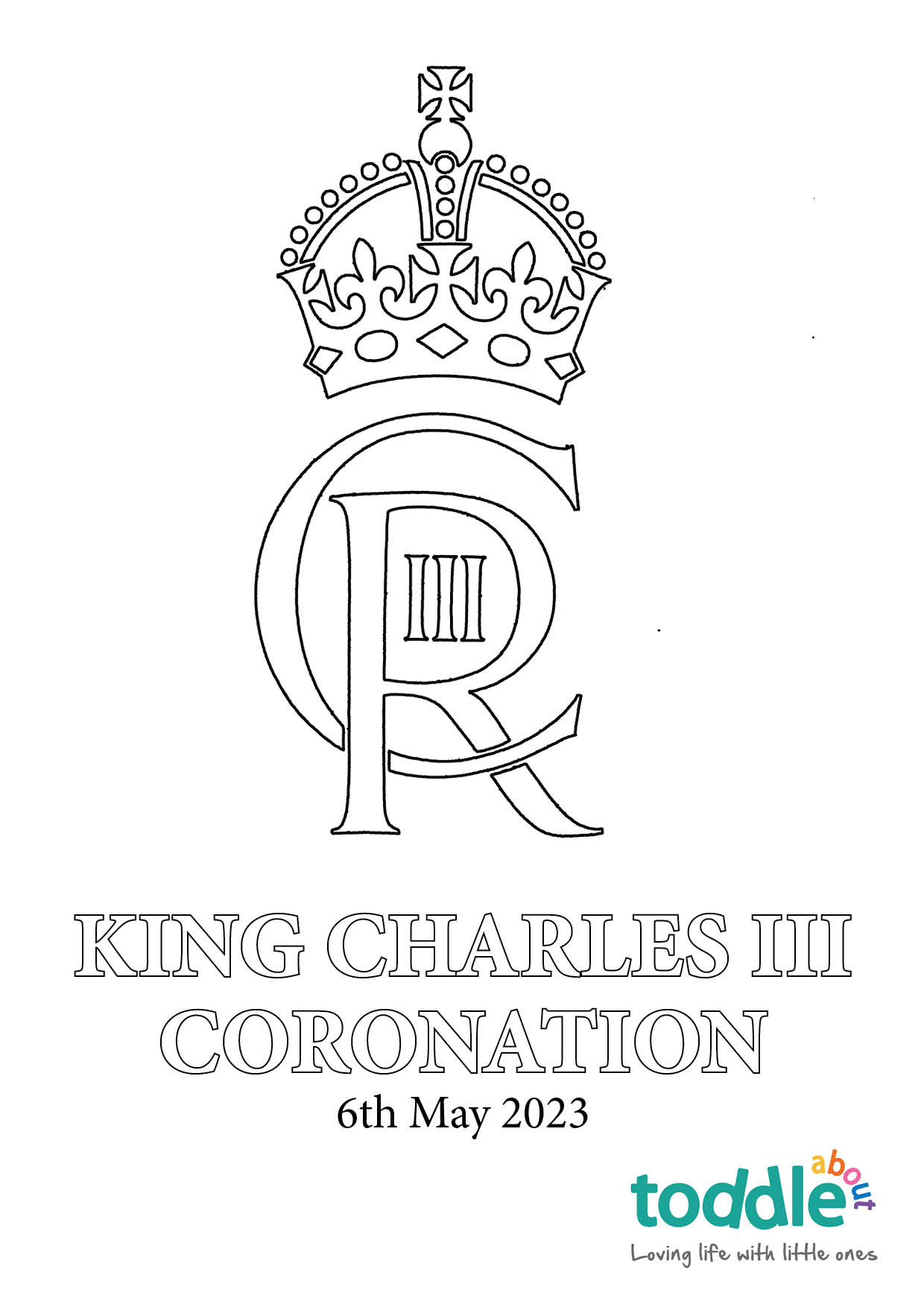 King charles iii ronation louring in sheet