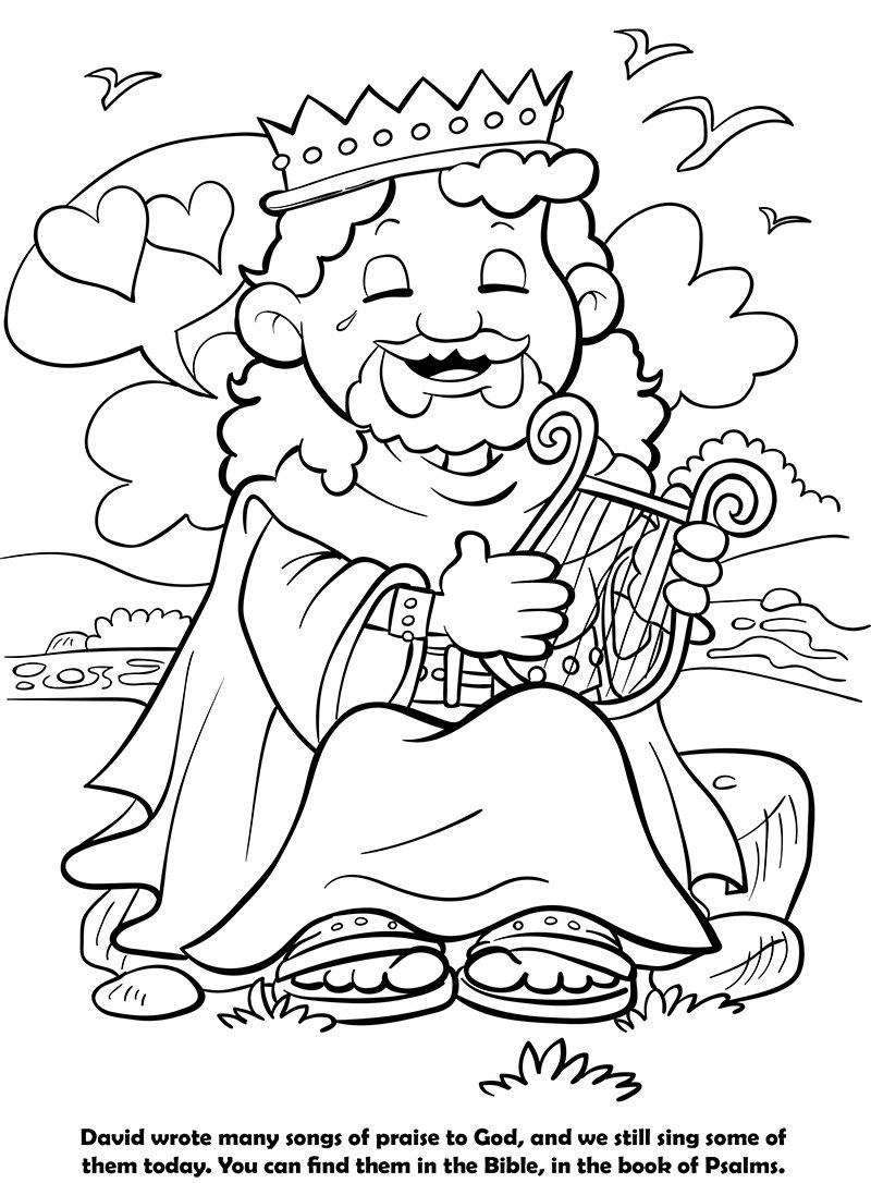 David coloring book â