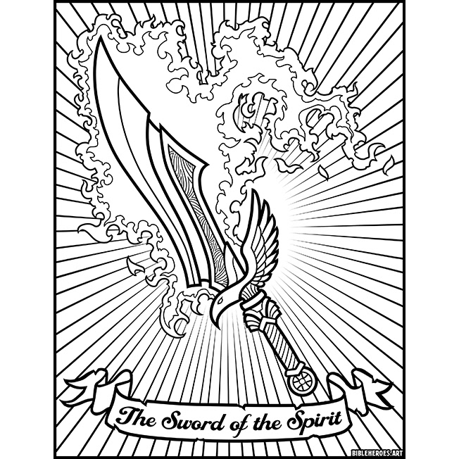 The heroes of the bible coloring pages