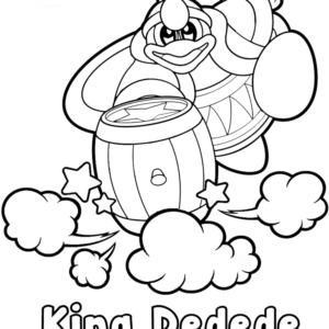 Kirby coloring pages printable for free download