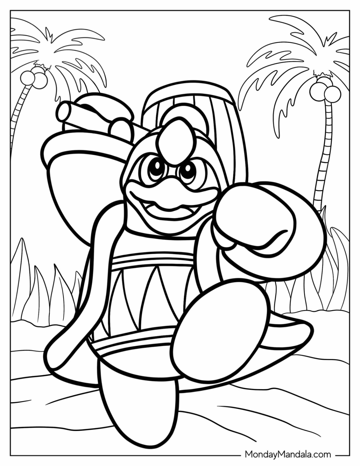 Nintendo coloring pages free pdf printables