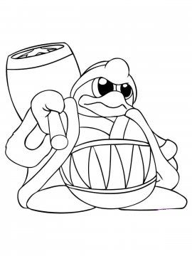 King dedede coloring pages coloring pages coloring pages for kids drawings