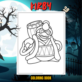 Kir coloring pages join the colorful adventures of kirby and friends