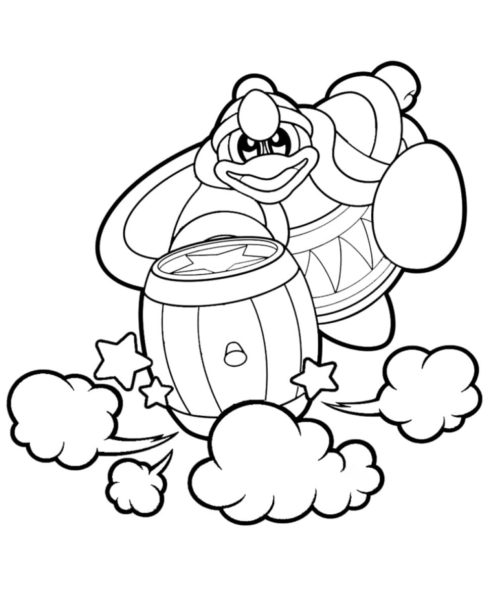 Kirby coloring pages