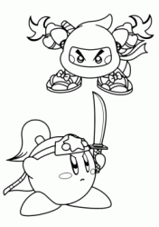 Kirby right back at ya coloring pages