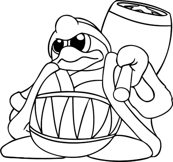 Kirby friend coloring pages â