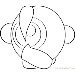 Kirby coloring pages for kids printable free download