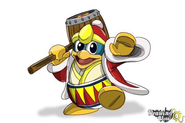 How to draw king dedede from kirby