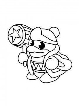 King dedede coloring pages coloring pages free coloring pages color