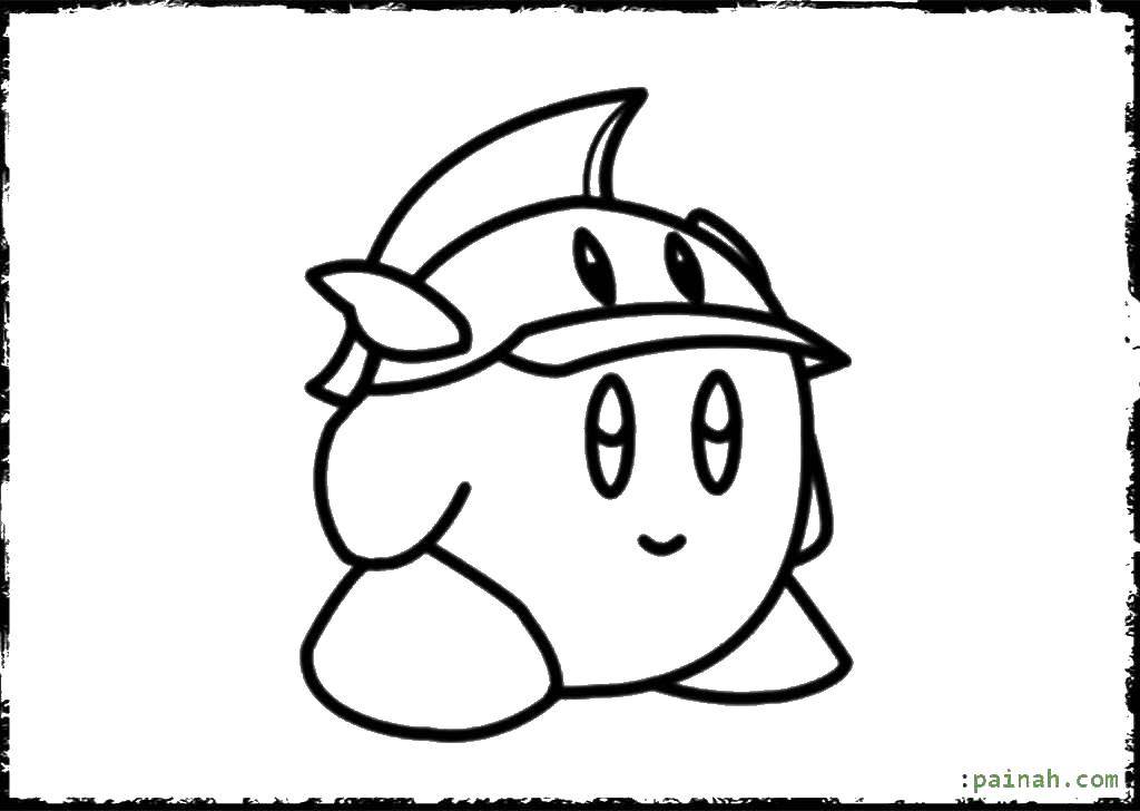 Online coloring pages coloring page kirby kirby download print coloring page