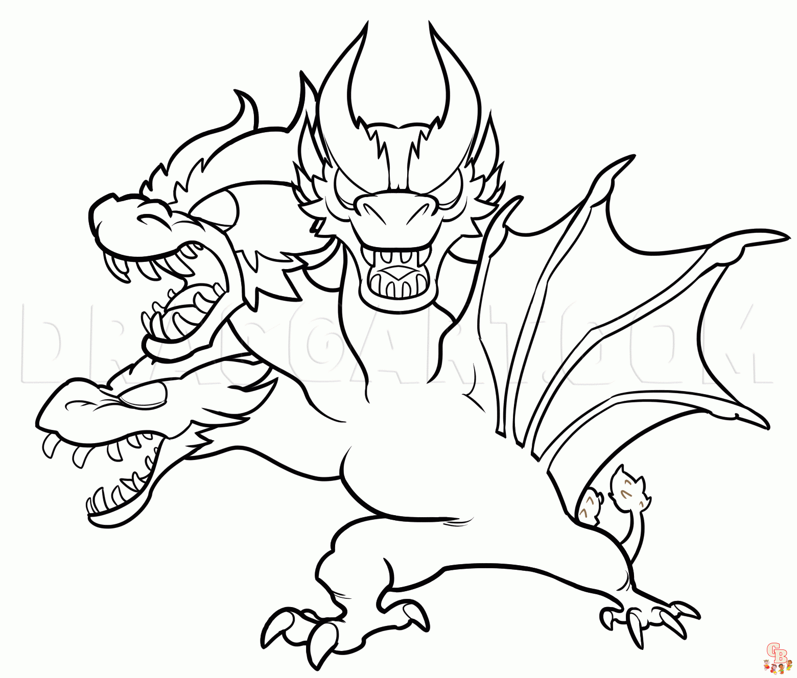 Find the best king ghidorah coloring pages on