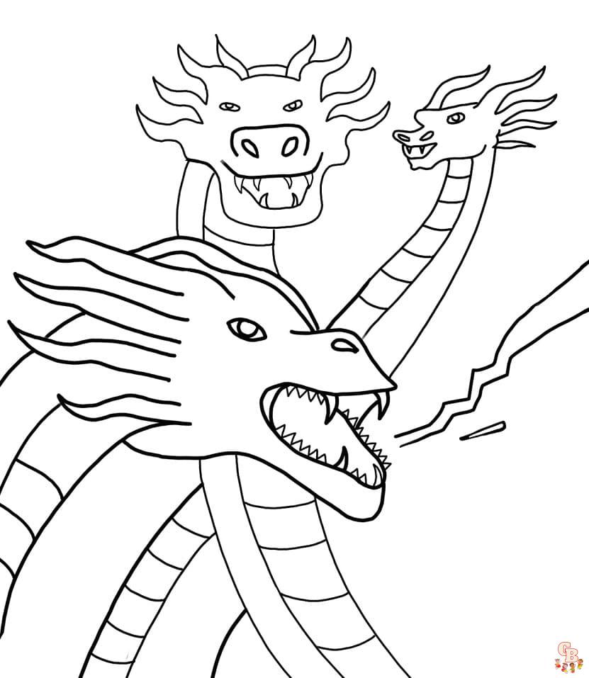 Find the best king ghidorah coloring pages on