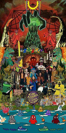 King gizzard and the lizard wizard collage