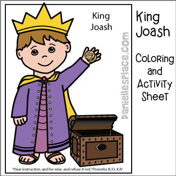 Joash bible crafts for kids