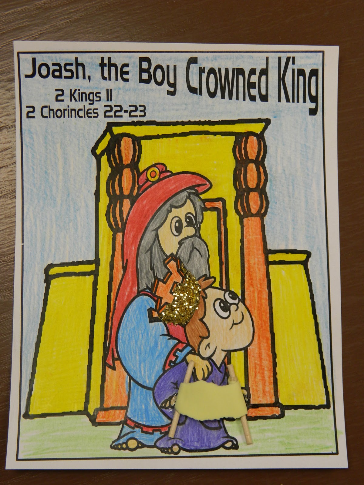 Hands on bible teacher joash the boy king