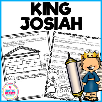 King josiah bible lesson activity pack