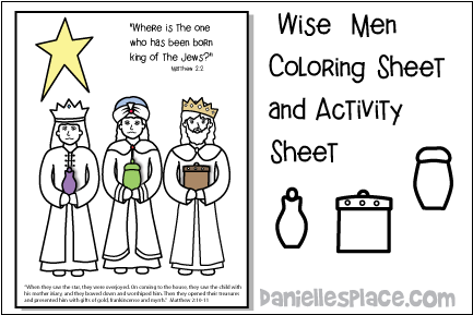 Bible coloring sheets