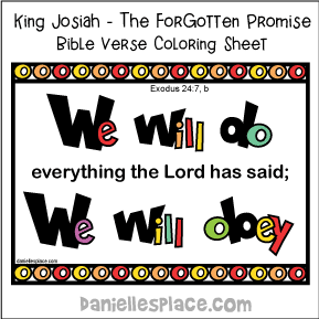 Bible crafts and activities for kids jewish customs through king josiah