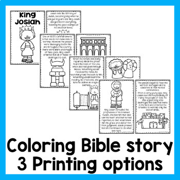 King josiah bible lesson activity pack