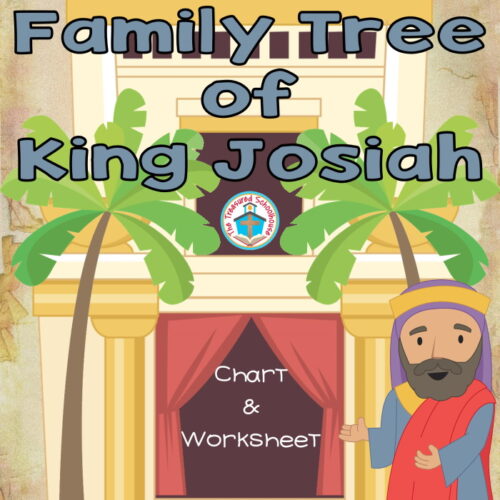 The family tree of king josiah chart and worksheet made by teachers