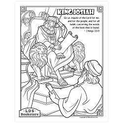 Moses and the promised land coloring page